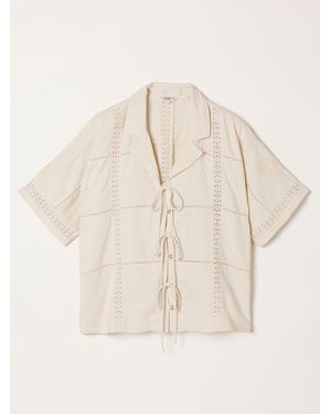 FatFace Fatface Kara Petite Shirt - Natural
