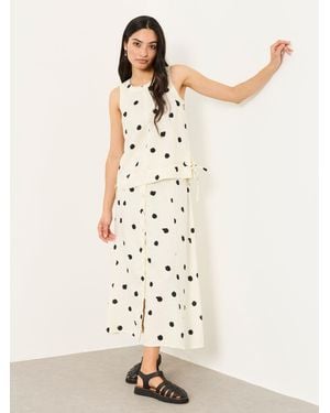 FatFace Fatface Issa Midi Skirt - Natural
