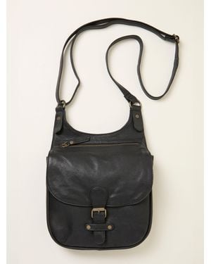FatFace Fatface Anna Oiled Crossbody Bag - Black