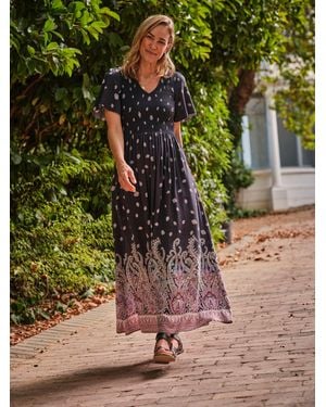 FatFace Fatface Regular Alma Midi Dress - Green