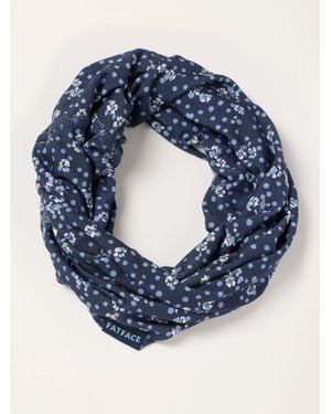 FatFace Floral Spot Print Multi Snood - Blue