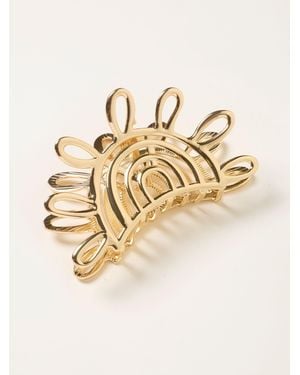 FatFace Metal Sun Claw Clip - Natural