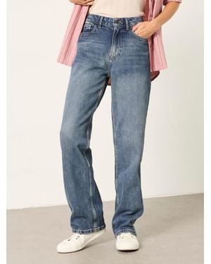 FatFace Filby Relaxed Straight Jeans - Blue