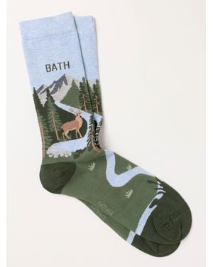 FatFace Fatface Bath Socks - Green