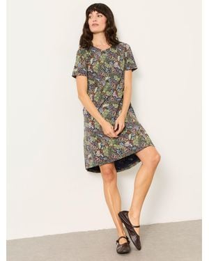 FatFace Fatface Simone Petite Jersey Dress - Natural
