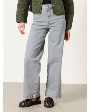 FatFace Welling Wide Leg Jeans - Grey