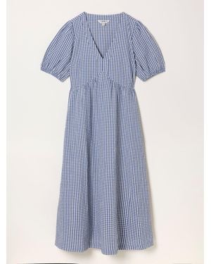 FatFace Fatface Remi Petite Midi Dress - Blue