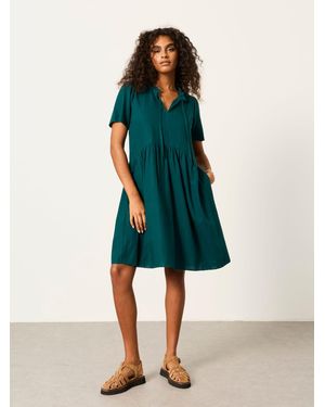 FatFace Fatface Immy Linen Dress - Green