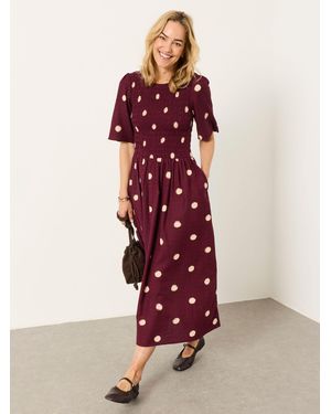 FatFace Fatface Alice Midi Dress - Pink