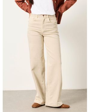 FatFace Fatface Welling Clay Wide Leg Jeans - Natural