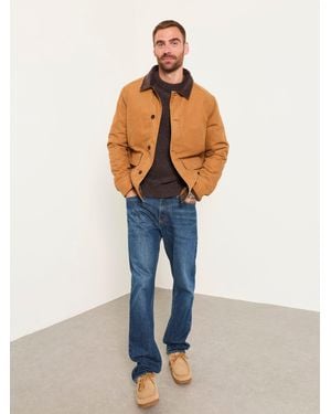 FatFace Canvas Barn Jacket - Blue