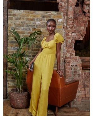 FatFace Acacia Jumpsuit - Brown