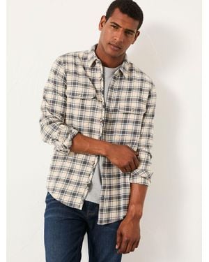 FatFace Fatface Pixley Long Sleeve Check Shirt - Natural