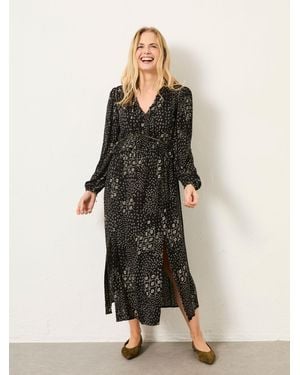FatFace Fatface Tara Petite Floral Dress - Black