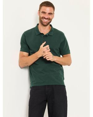 FatFace Fatface Clifton Textured Polo Shirt - Green