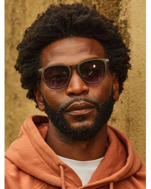 FatFace Jack Round Sunglasses - Brown