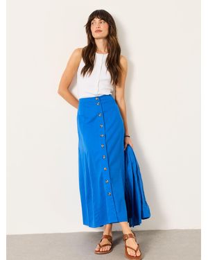 FatFace Fatface Issa Midi Skirt - Blue