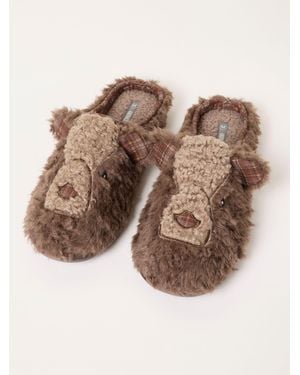 FatFace Novelty Mule Slipper - Brown