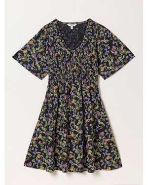 FatFace Fatface Petite Emma Floral Jersey Dress - Natural