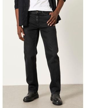 FatFace Straight Fit Jeans - Black