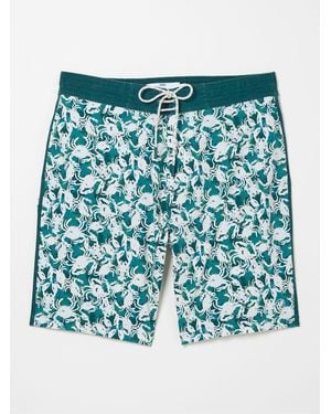 FatFace Fatface Mcs Camber Crab Swim Shorts - Blue
