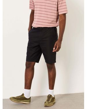 FatFace Fatface Salcombe Linen Cotton Shorts - Black