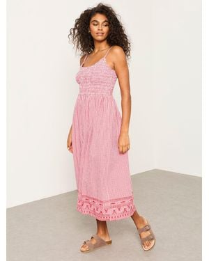 FatFace Fatface Emmy Petite Midi Dresses - Pink