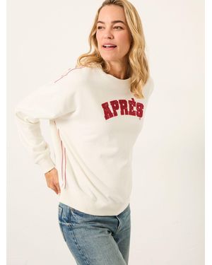 FatFace Fatface Emily Apres Graphic Crew Sweatshirt - Natural