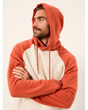 FatFace Brooke Overhead Contrast Raglan Hoodie - Orange