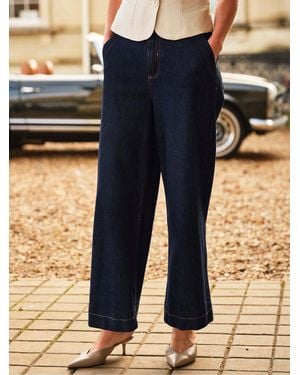 FatFace Fatface Reki Wide Leg Jeans - Blue