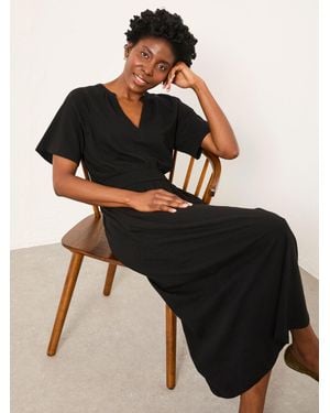 FatFace Fatface Alexia Petite Jersey Midi Dress - Black