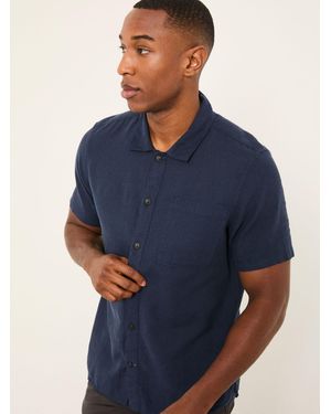 FatFace Fatface Bugle Short Sleeve Shirt - Blue