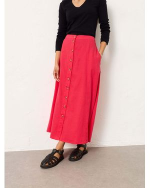 FatFace Fatface Issa Midi Skirt - Pink
