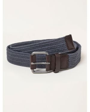 FatFace Fatface Woven Belt - Blue