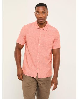 FatFace Fatface Bugle Short Sleeve Shirt - Pink