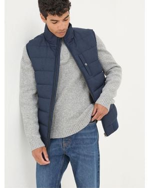 FatFace Exmouth Quilted Gilet - Blue