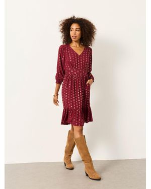 FatFace Peggy Dress - Red