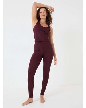 FatFace Venus Printed Leggings - Purple
