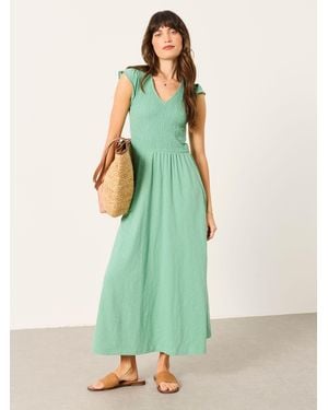FatFace Fatface Demi Jersey Midi Dress - Green