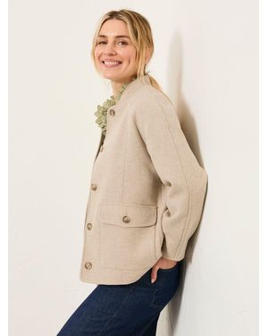 FatFace Fatface Orla Wool Jacket - Natural