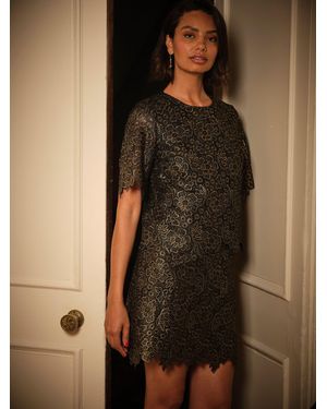 FatFace Fatface Paloma Lace Skirt - Brown