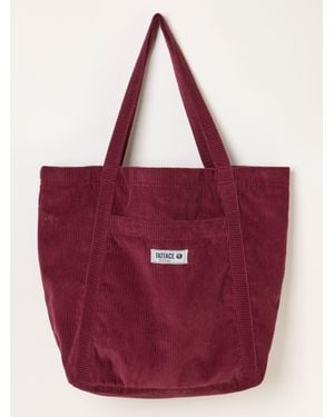 FatFace Fatface Burgundy Astrid Cord Tote Bag - Red
