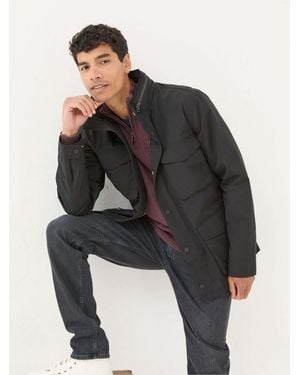 FatFace Truro Waterproof Jacket - Black