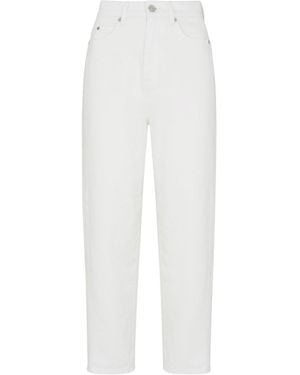 Whistles Authentic Barrel Leg Jean - White