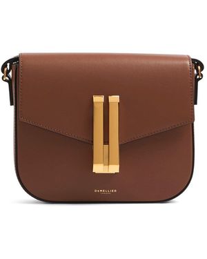 DeMellier N114 Small Vancouver Smooth Crossbody Bag - Brown