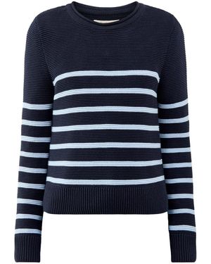 Barbour Hinton Knitted Jumper - Blue
