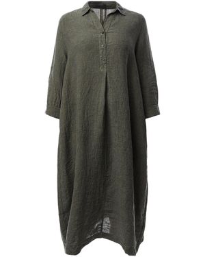 Oska Collared Dress 531 - Green