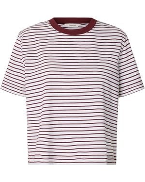 SELECTED Essential Striped Boxy T-Shirt - Multicolour