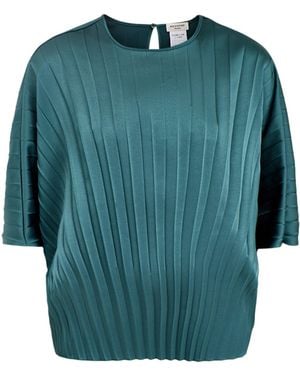 Weekend by Maxmara Aureo Woven Waistcoat - Blue