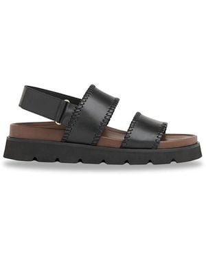 Whistles Ruben Whipstitch Flat Sandals - White